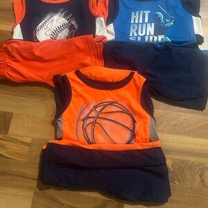 3 Jumping Beans Boy Tank Tops and Short Sets